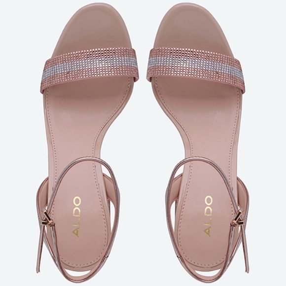 ALDO ROSE GOLD HEELS - Picture 3 of 6